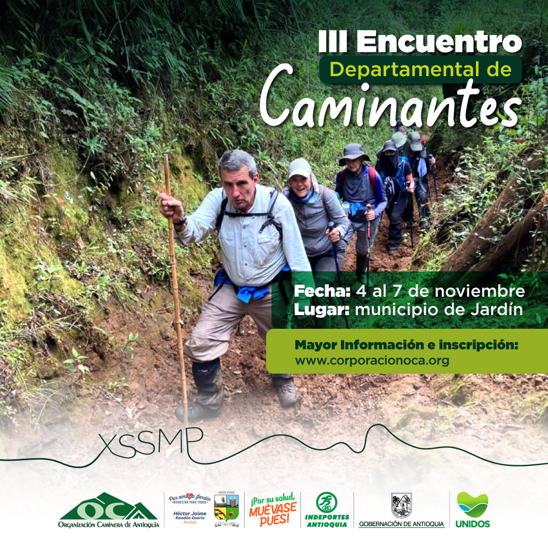 Encuentro de caminantes Jardín